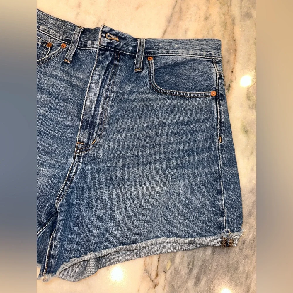 Madewell Blue Denim Jean Shorts